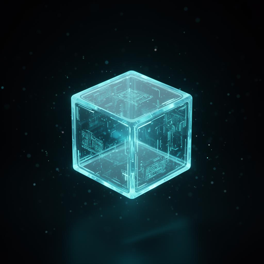Holographic 3D cube